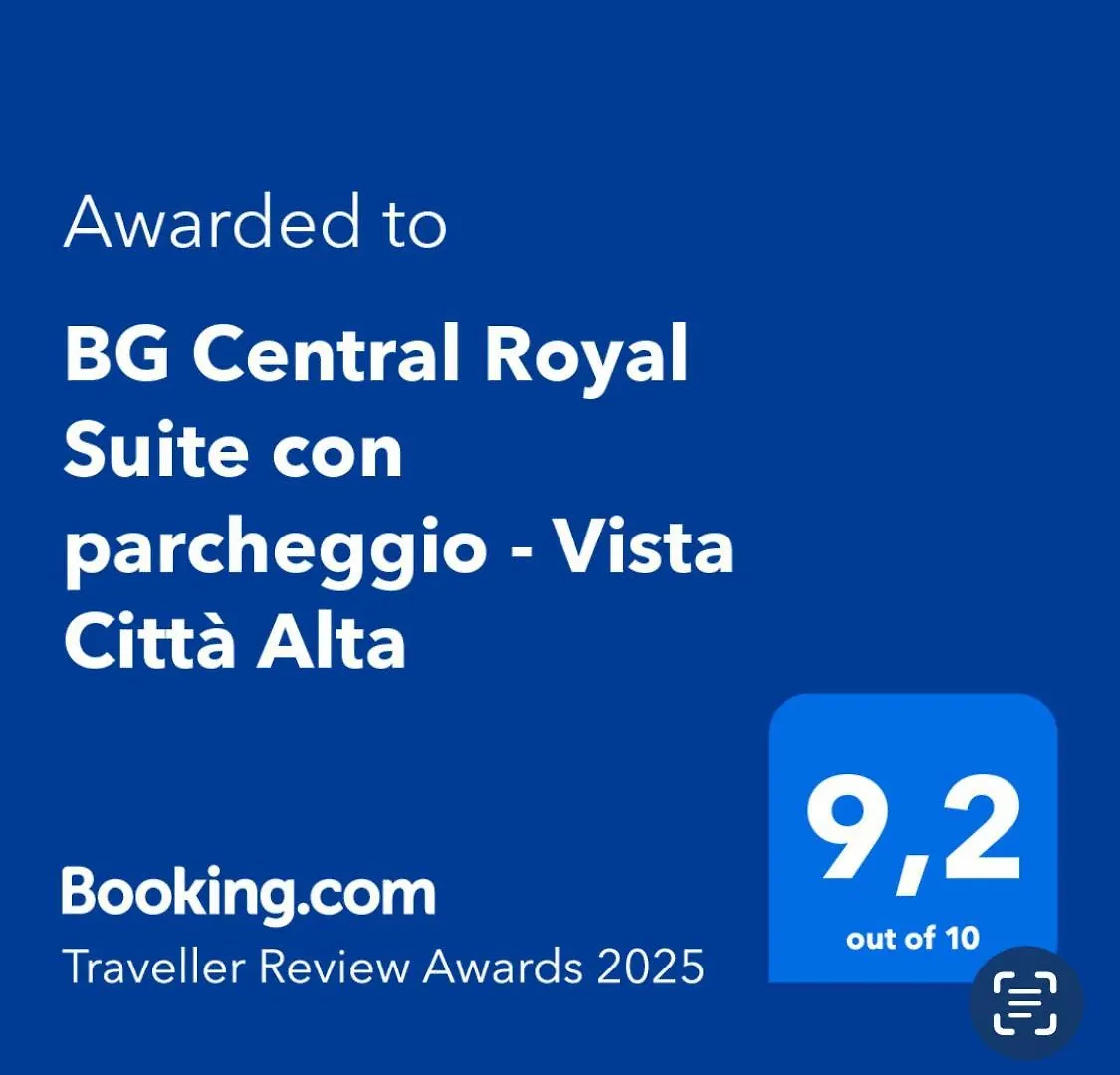 Bg Central Royal Suite Con Parcheggio - Vista Citta Alta Bergamo Apartment